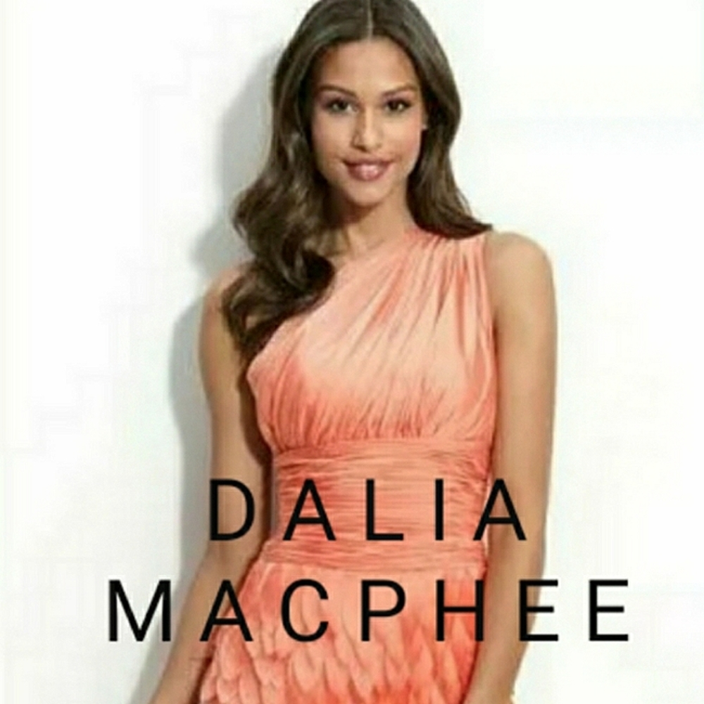 One Shoulder Petal Dress
